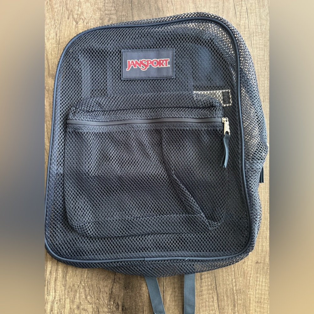 JanSport Black Men’s Mesh Pck Backpack - Classic Carry, Navy
